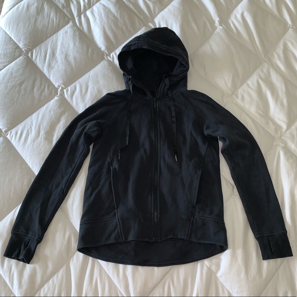 Lululemon, size 2 hoodie, black, used condition
